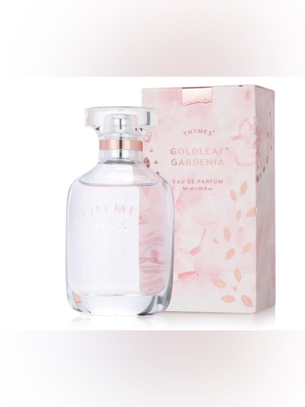 Thymes Goldleaf Gardenia Eau de Fragrance- Pink Floral 50ml 1.75fl oz